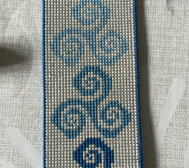 Grille Points Comptés *Marque-page «Triskell»