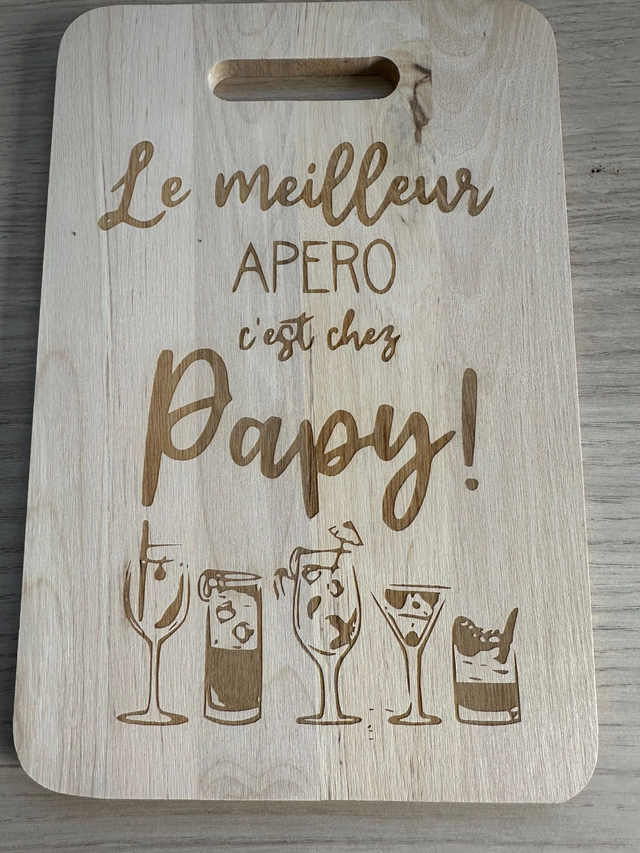 Planche à découper Apéro Papy