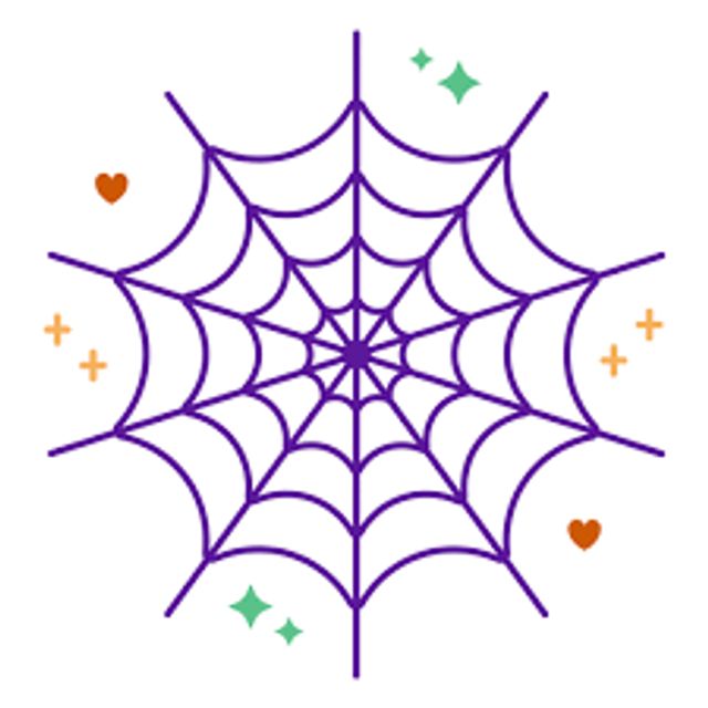 Boucles d&#039;oreilles Toile d&#039;araignée