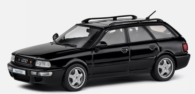Audi Avant RS2 Brillant schwarz Solido 1:43
