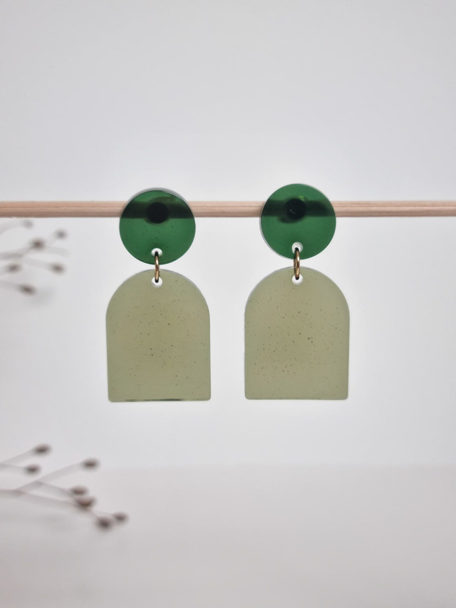 Puce et arche : Vert et kaki