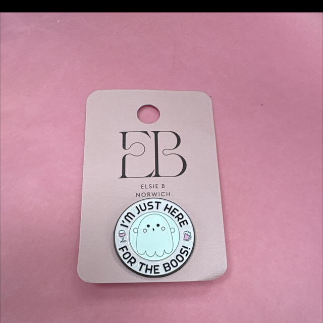 I’m just here for the boos - Pin Badge