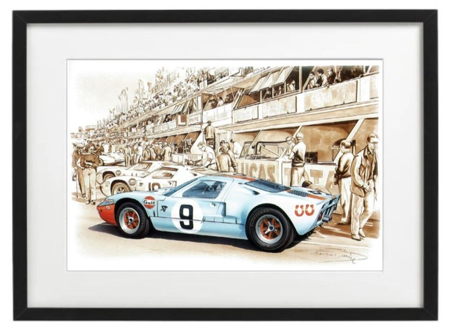 Ford GT40 1968 - Framed Print