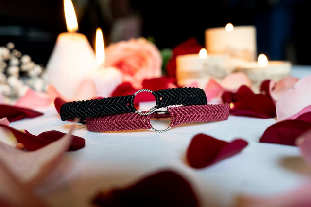 Duo de bracelets micro-macramé