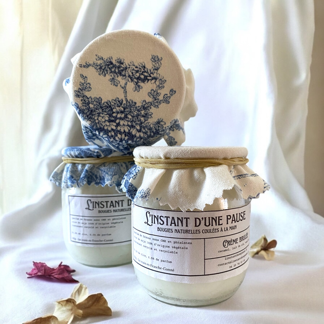 Bougie parfumée - Crème brulée