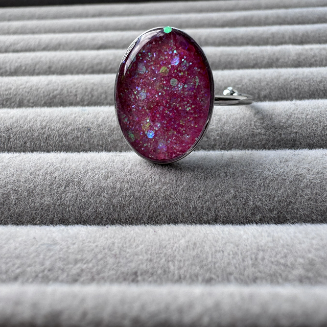 Pink Daydream silver Ring