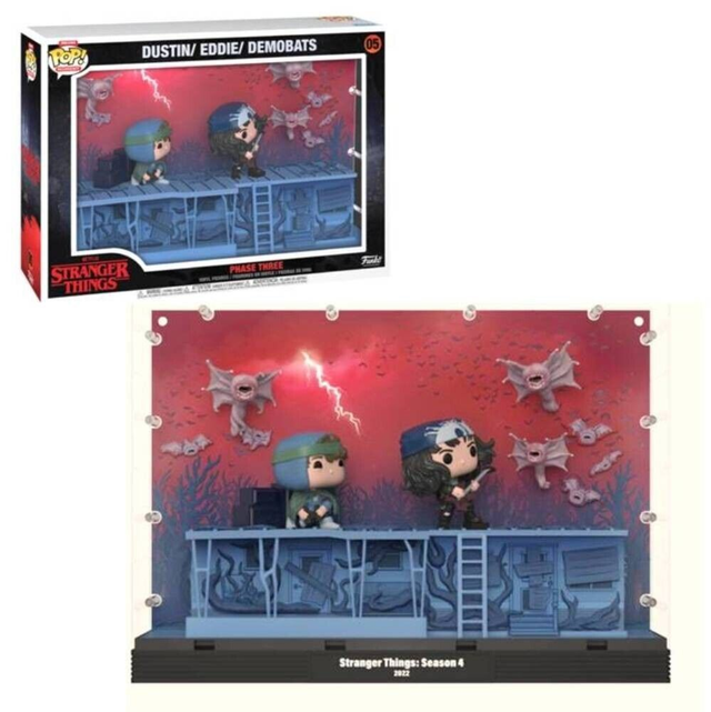 Stranger Things: Dustin and Eddie with Demobats Deluxe Pop! #05