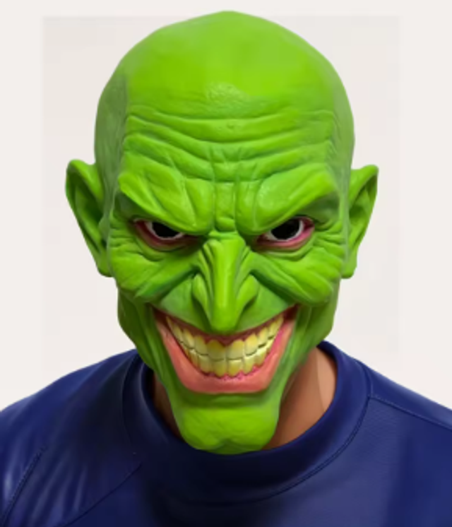 Full face latex masker The Mask