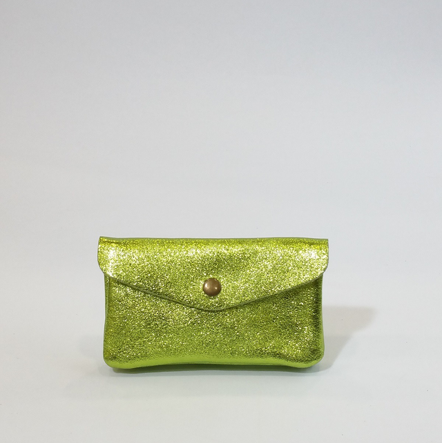 Porte monnaie irisé cuir