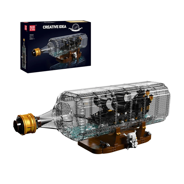 Mould King® 10065S Black Pearl in der Flasche