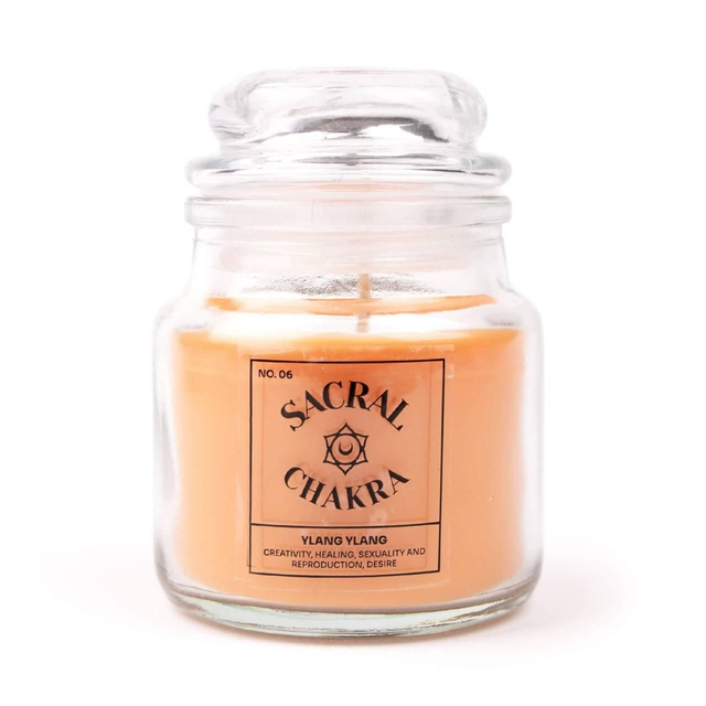 Sacral Chakra Soy Wax Candle (Ylang Ylang)