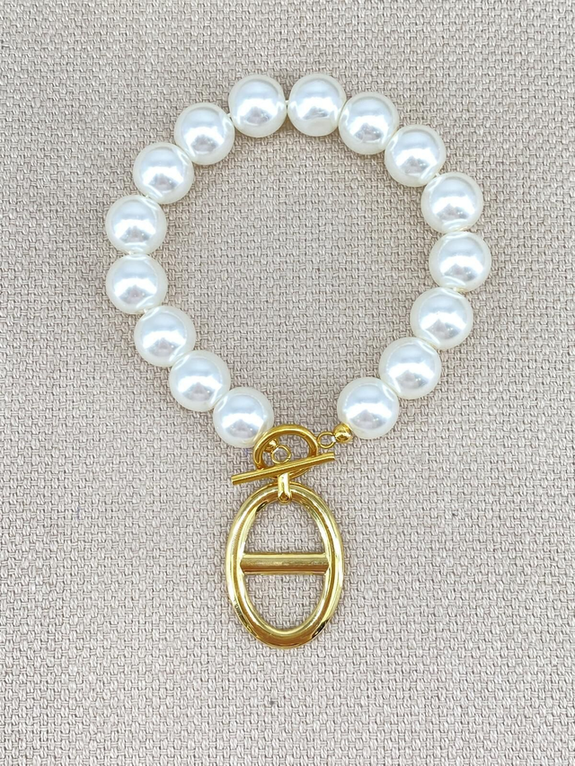 Bracelets perles en acier inoxydable