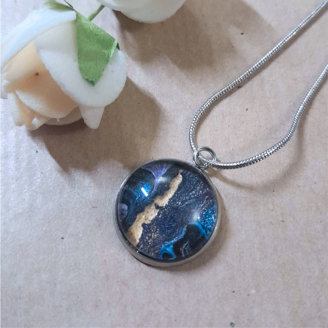 NUIT DOREE - Collier - Noir et doré - Métal argenté