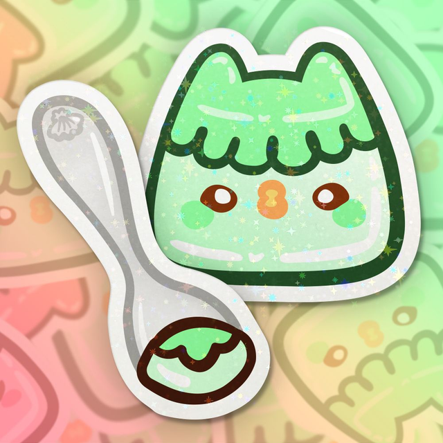 Sticker Holo ♡ Série Pudding
