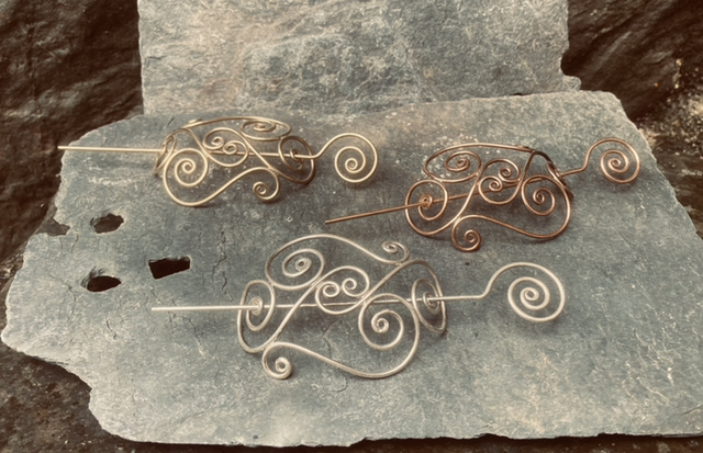 Spilhenn-vlev &quot;Luhtu&quot; - Barrette &quot;Luhtu&quot;