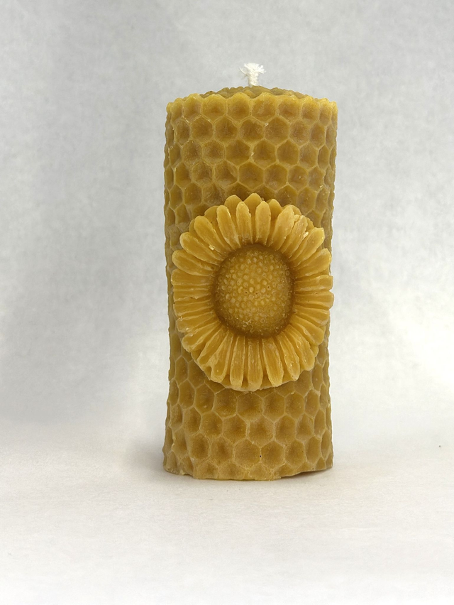 Kaars stomp bloem