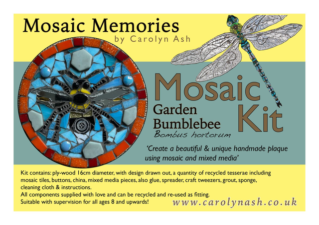 Garden Bumblebee Mosaic Kit