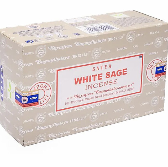 Satya Valkoinen Salvia suitsuketikut