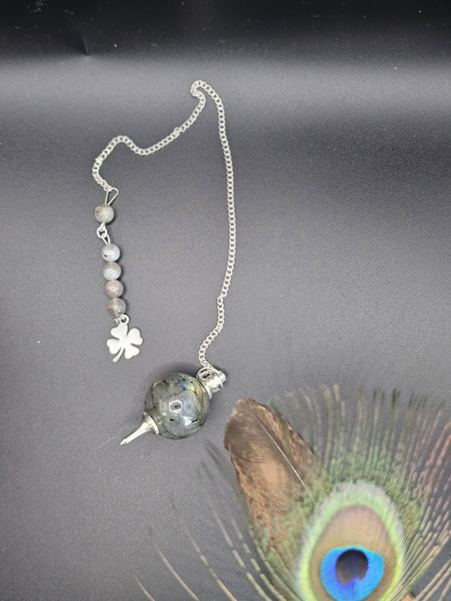 Pendule labradorite sphere