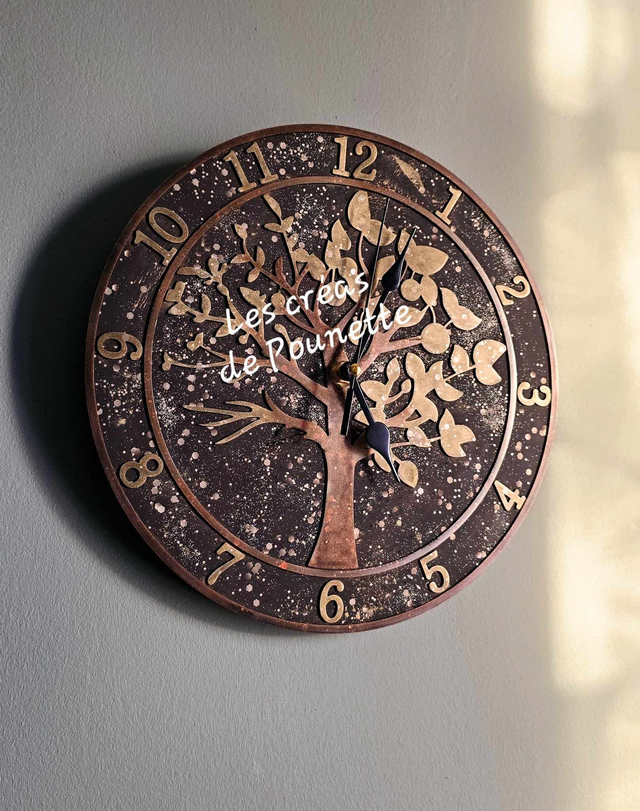 Horloge arbre de vie