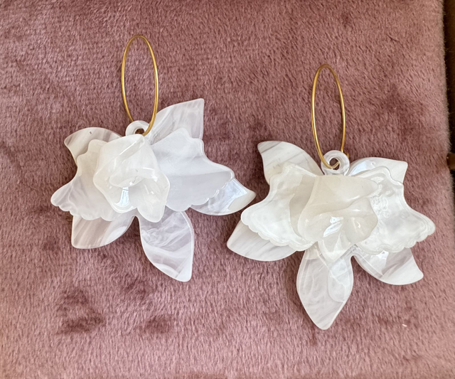 Boucles/pendentif fantaisie (la paire)