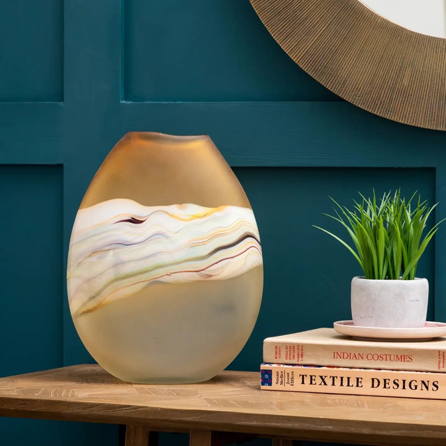 Voyage Maison Lucius Frosted Vase Citrine