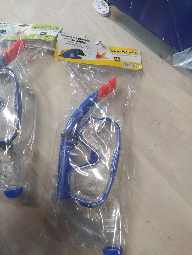 MASQUE ET TUBA ADULTE