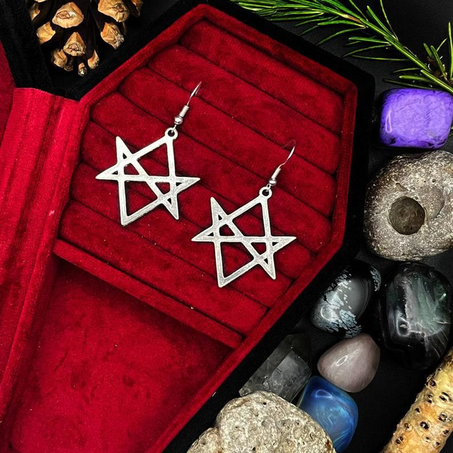 Hexagram earrings