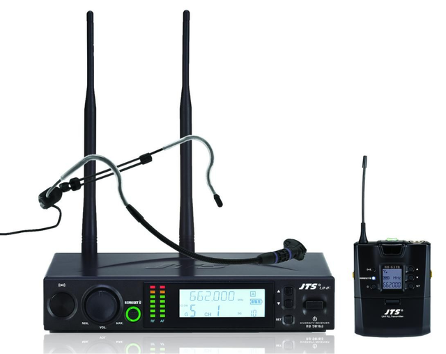 JTS Set micro-serre-nuque sans fil RU-901G3/RU-G3TB+CM-214U