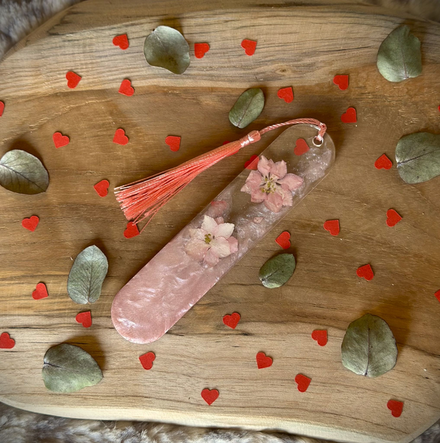 Marque-page - Éclat de Rose