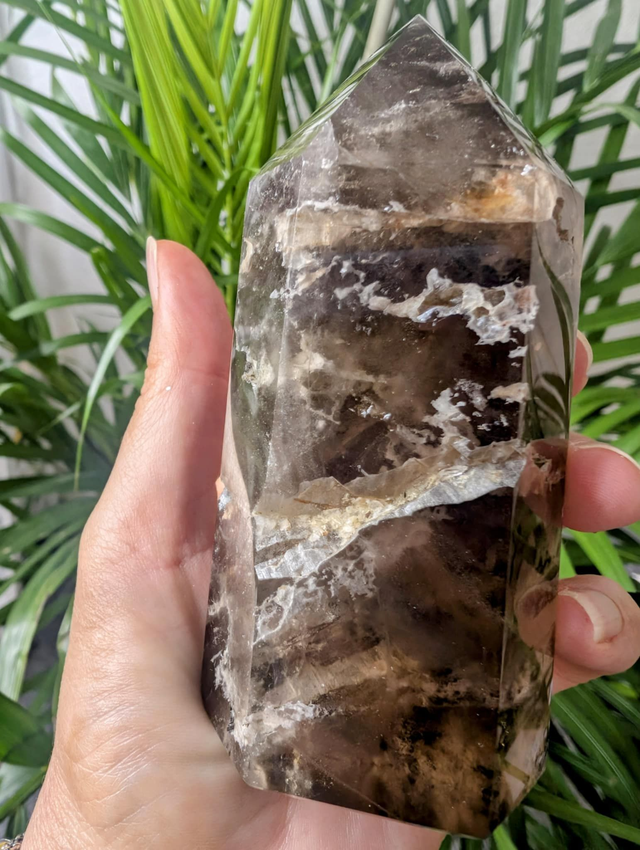MORION QUARTZ -    weight 320g/size 10x4cm