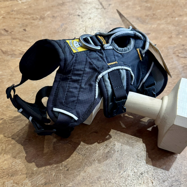 Ruffwear Web Master™ Hundegeschirr mit Griff – Schwarz - Größe: XXS 