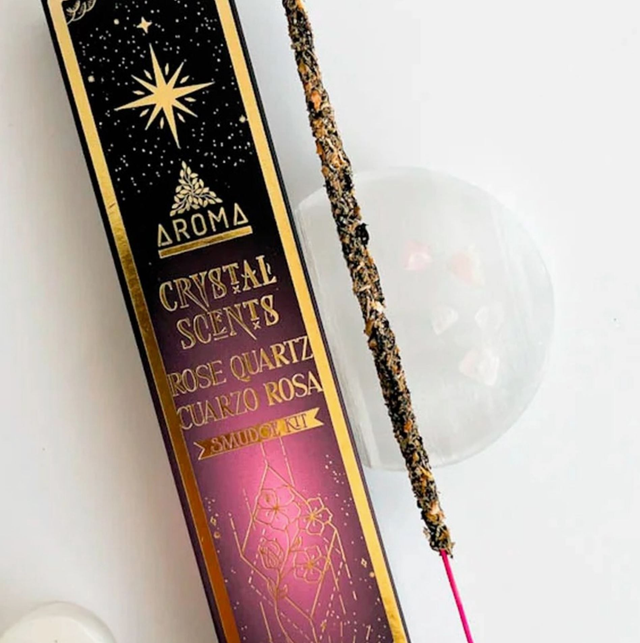 Encens bâton Aroma Quartz rose 20g