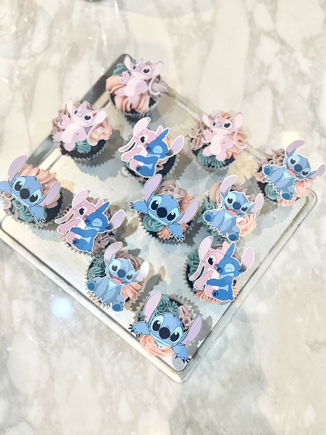 Lilo &amp; Stitch Birthday Cupcakes
