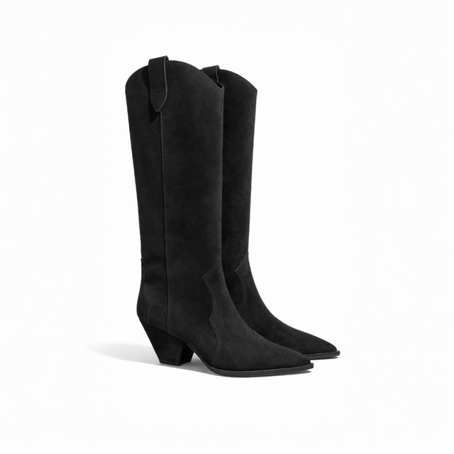 TEXAN boot suede black - AMYOU