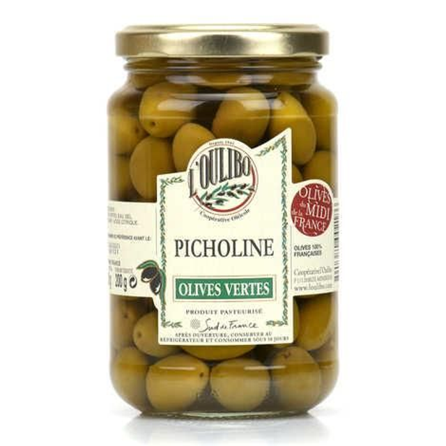 Olives vertes Variété Picholines 