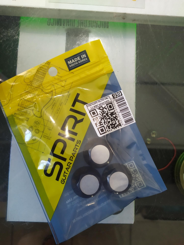 Knob plastic VOL/TON KMK-L c/3 Spirit cód. 939