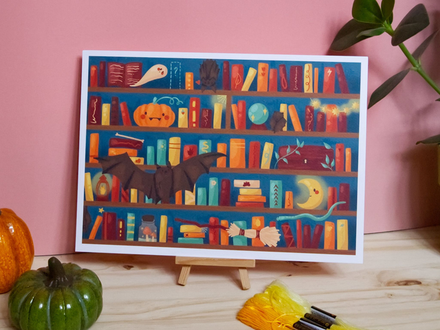 Librairie aux chauves souris · A4