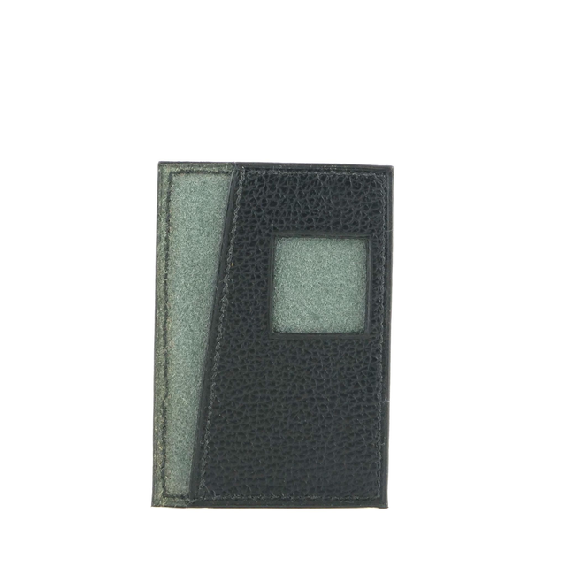 porte-Pass Navigo Fenêtre Haute DENSHA Noir Grainé