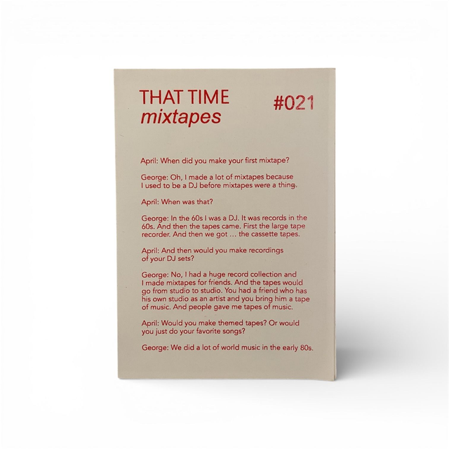 THAT TIME #021 - mixed tape