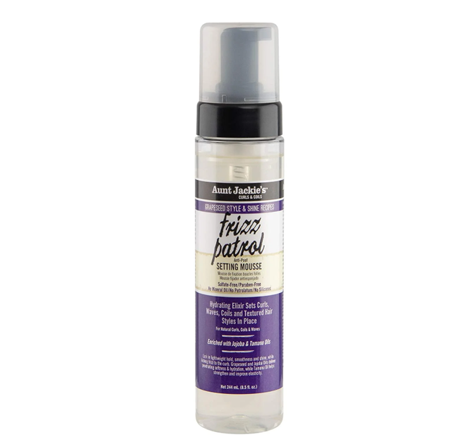 Aunt Jackies Grapeseed Frizz Patrol Mossee 8.5oz