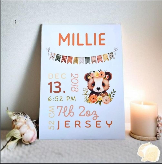 ✨ Bright Beginnings – Bear (Peach)🧸