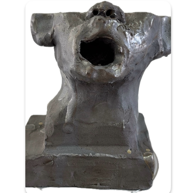 Figure#8, 2024. Abstract ceramic art sculpture.