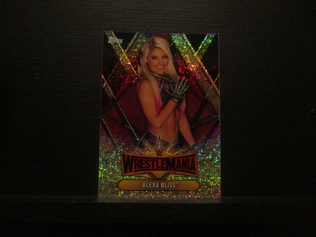 Alexa Bliss - Champions Wrestlemania Original Trading Card #WM-14