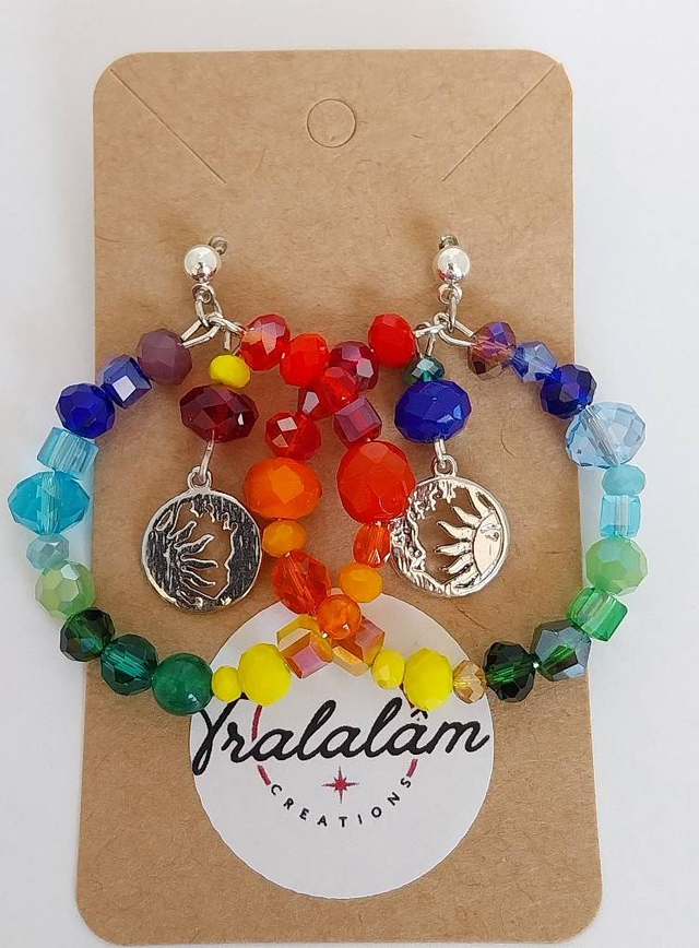 ✨Boucles d’oreilles &quot;arc-en-ciel&quot;✨