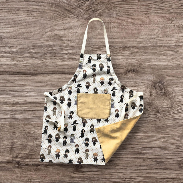 Tablier Enfant Personnalisé Harry Potter - Coton Réglable