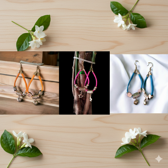 Boucles d'oreilles suspendues breloques