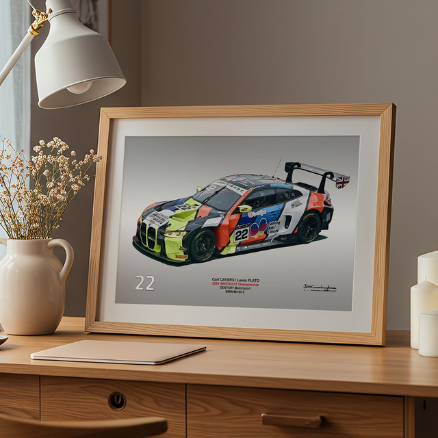 C240902 BMW M4 GT3 British GT 24 CenturyMotorsport #22