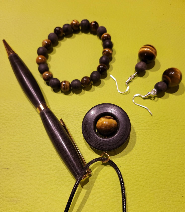 Parure œil de tigre