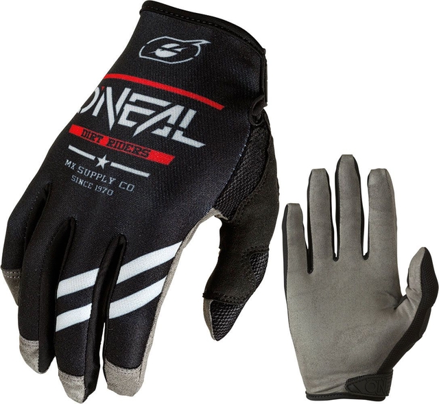 O’NEAL MAYHEM GLOVE SQUADRON V.22 BLACK/GRAY S/8